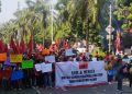 Massa Aksi STI didepan Kementan RI